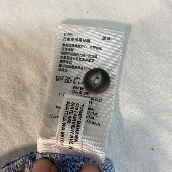 Men’s Tommy Bahama Monaco Blue Primo Palms size medium - Picture 6 of 6